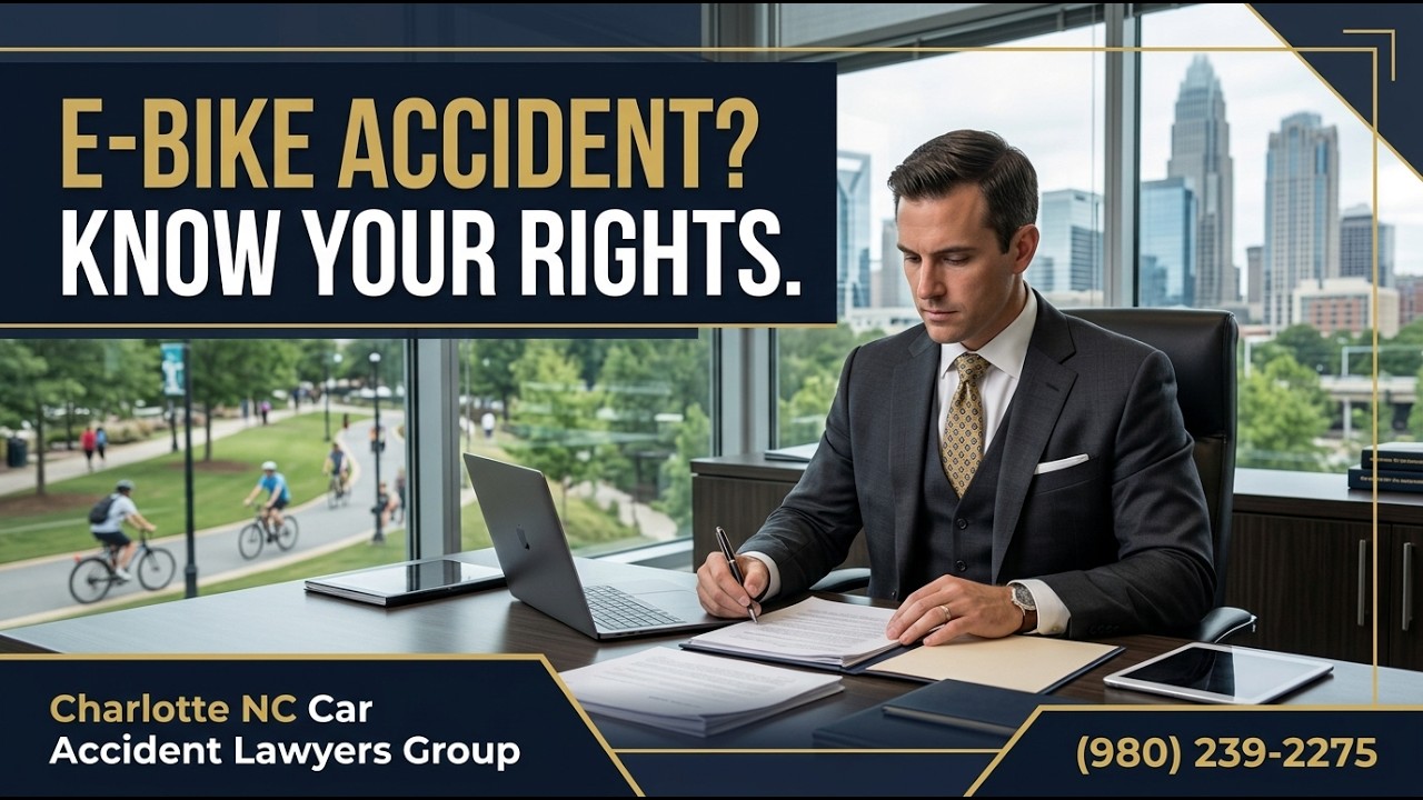 E-Bike Accident in Charlotte? Know Your Rights | Charlotte NC Car Accident Lawyers Group