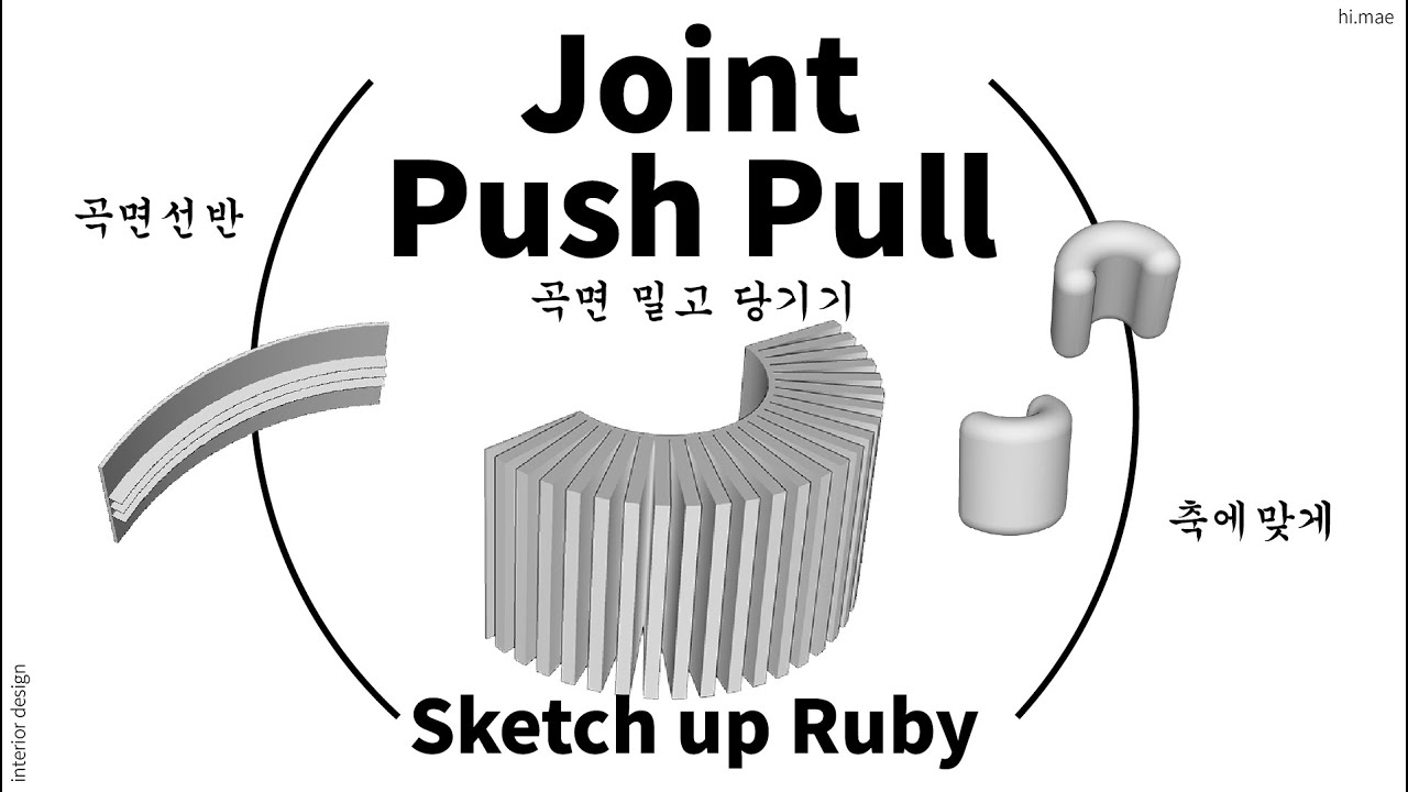 для. Субин. SketchUp Ruby: толкание поверхности, толкание и притягивание поверхности, совместный ...