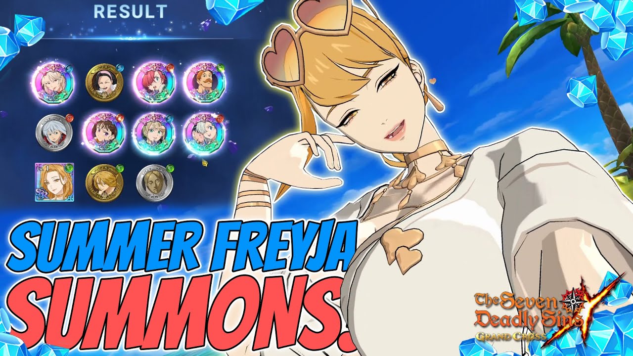 HOW CAN I BE BOTH LUCKY AND UNLUCKY AT THE SAME TIME!? *Summer Freyja Summons!* | 7DS: Grand Cross