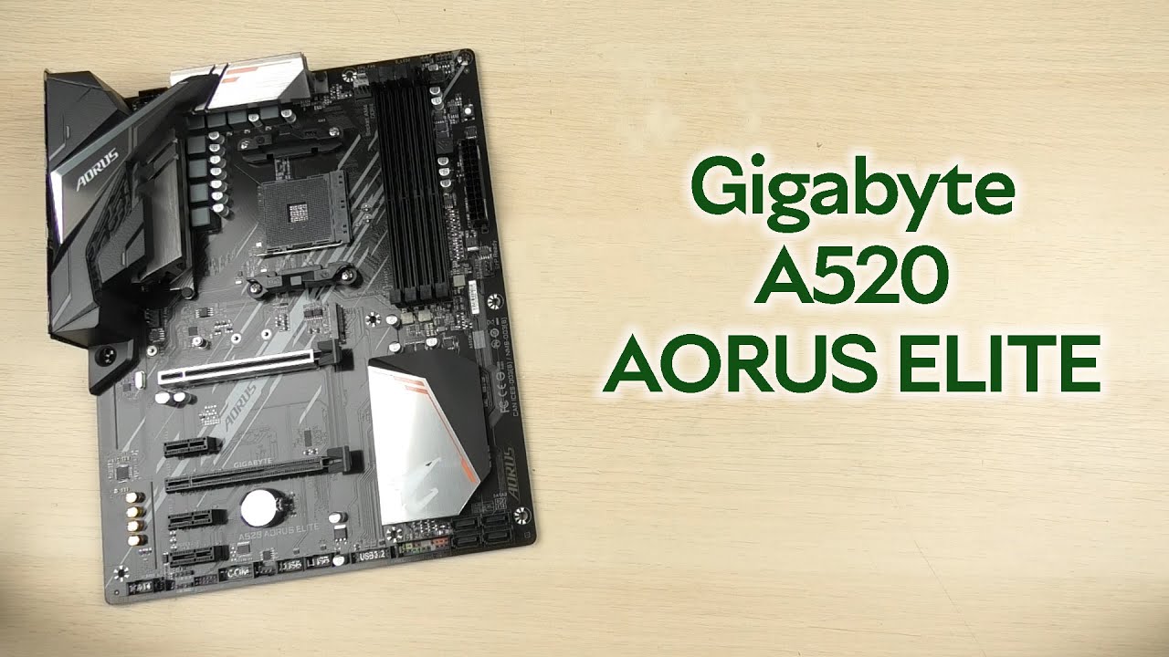 Розпаковка Gigabyte A520 AORUS ELITE