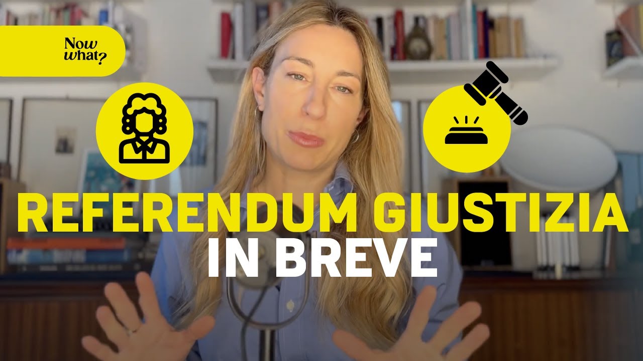Referendum Giustizia in breve