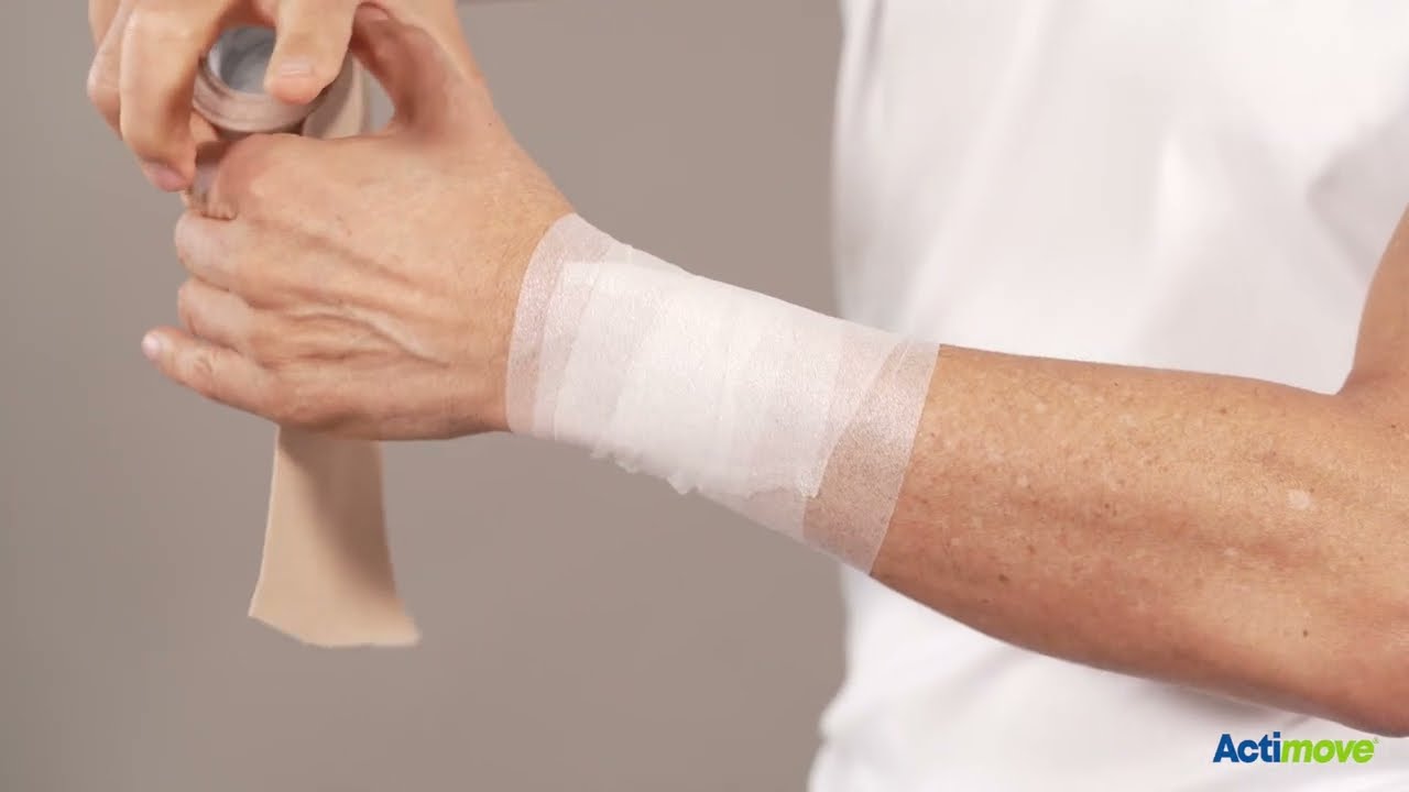 Cómo utilizar Tensoban en muñeca para proteger la piel, opción 2 | Actimove