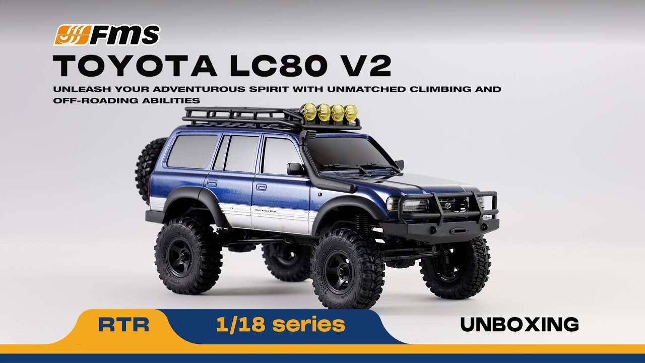 🎁🚗 Unboxing the FMS 1:18 FCX18 LC80 Toyota Land Cruiser &ndash; Your Gateway to Off-Road Excitement!