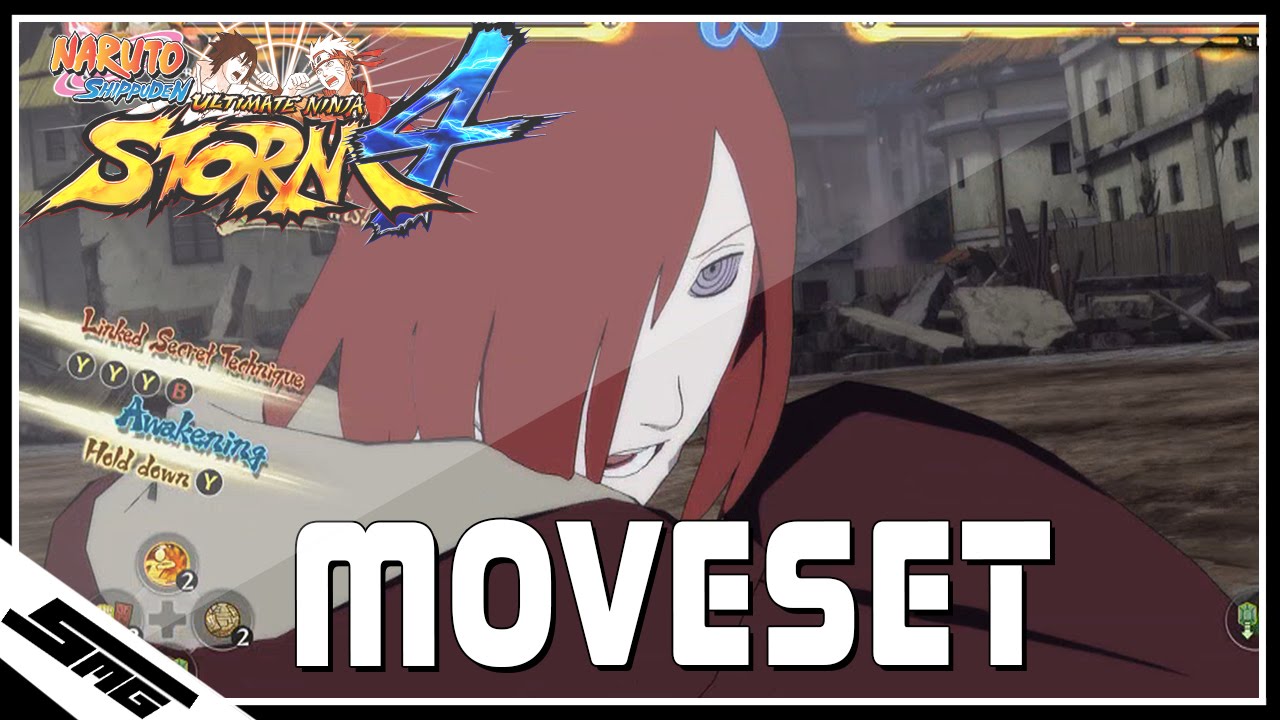 Naruto Ultimate Ninja Storm 4 - Полный набор движений Нагато