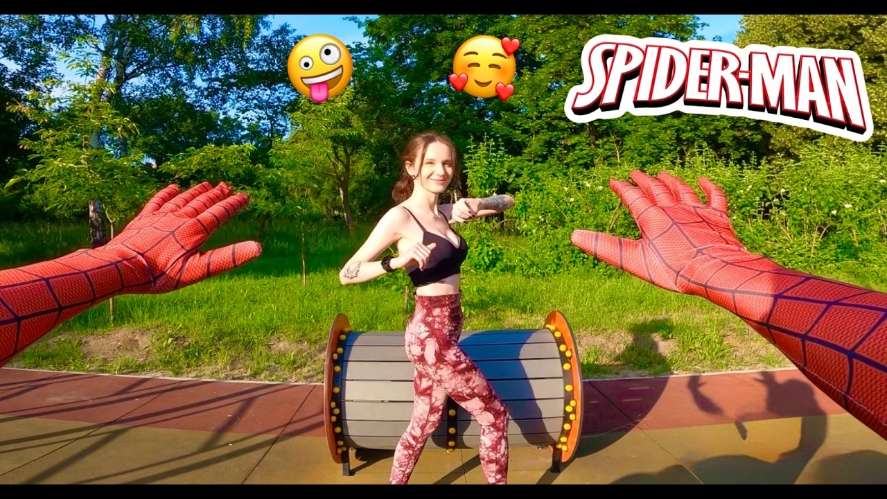NAJWIĘKSZA SZALONA FANKA NIE PRZESTAJE GONIĆ ZA SPIDER-MANEM (z perspektywy romantycznego parkour...