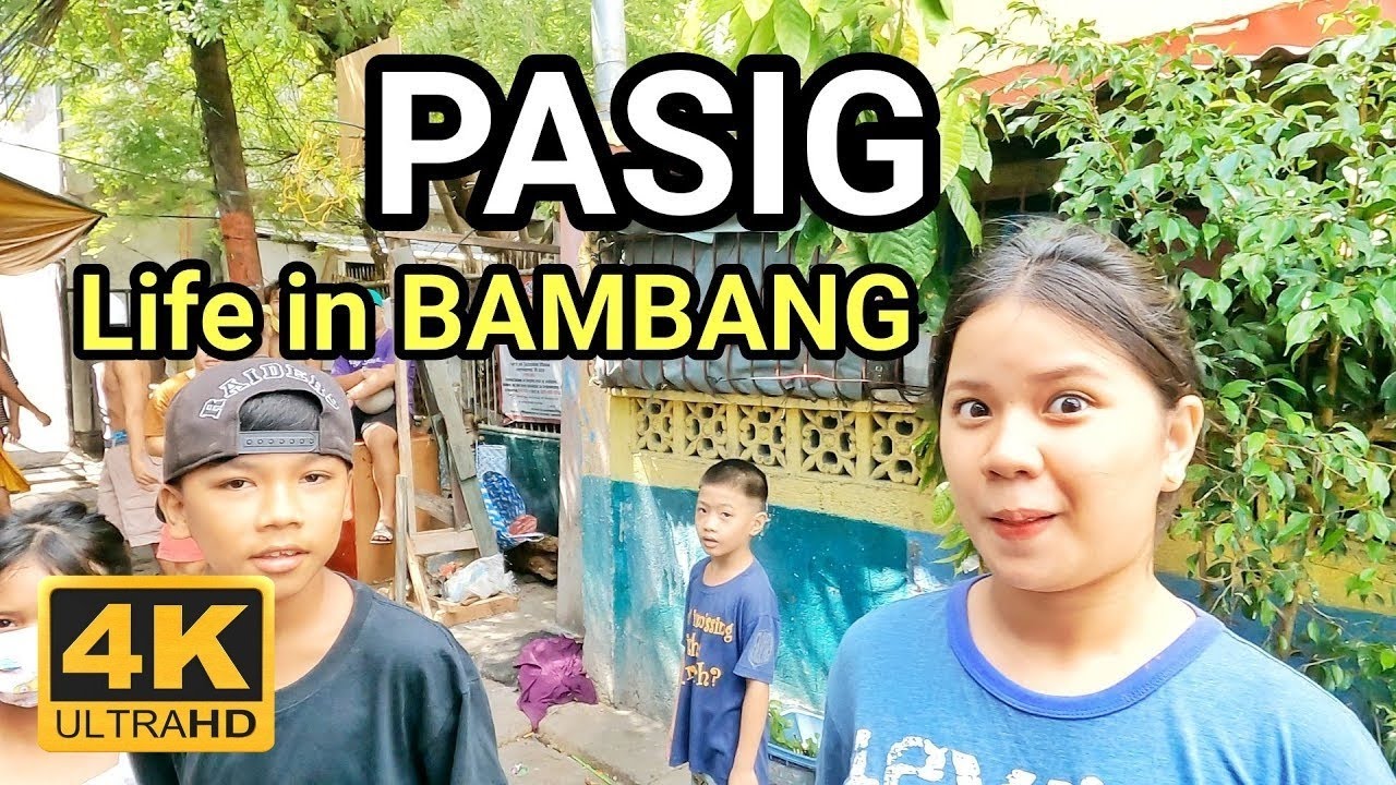 THE OTHER SIDE of BAMBANG PASIG | WALK at NARROW ALLEY Residence in PASIG Philippines [4K] 🇵🇭