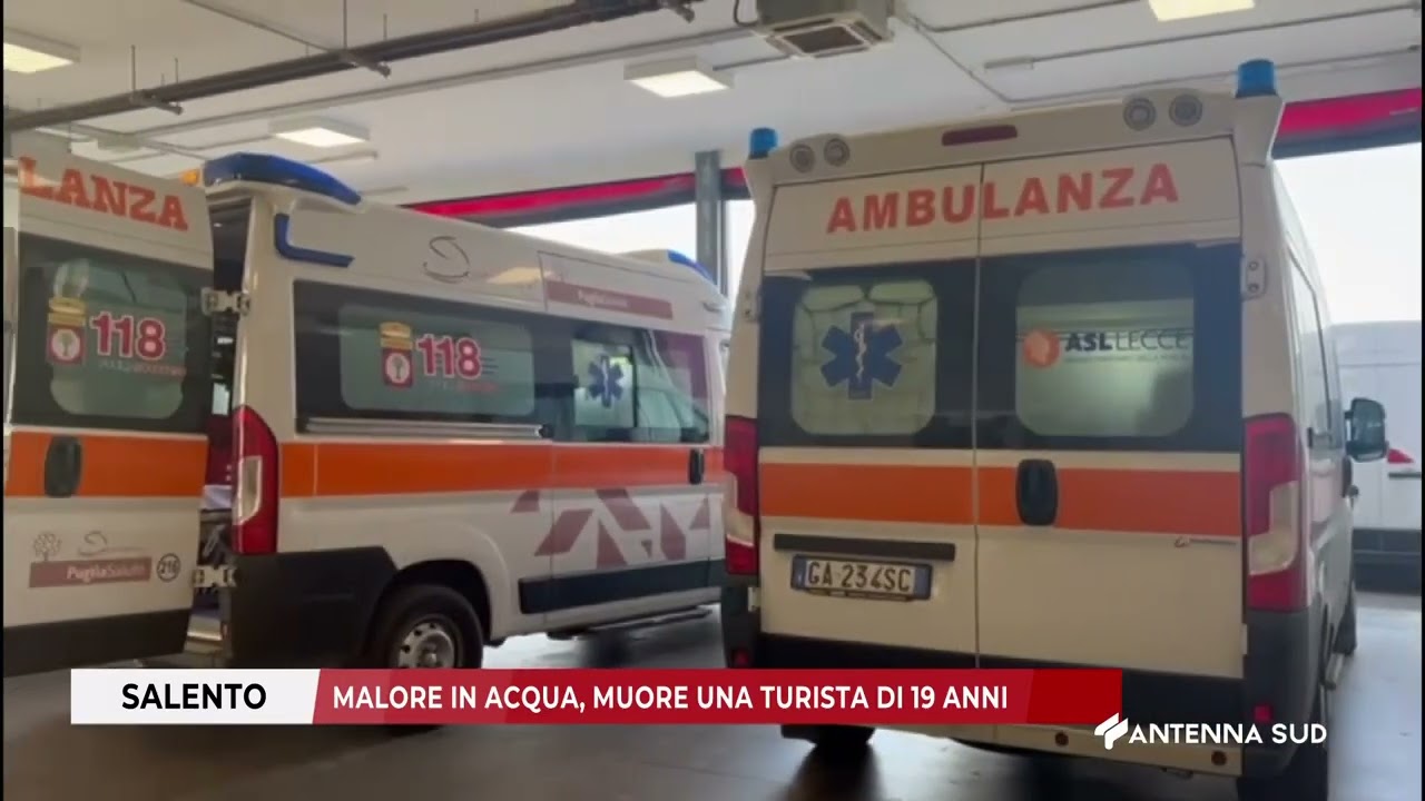 22 LUGLIO 2025 - SALENTO - MALORE IN ACQUA, MUORE UNA TURISTA DI 19 ANNI