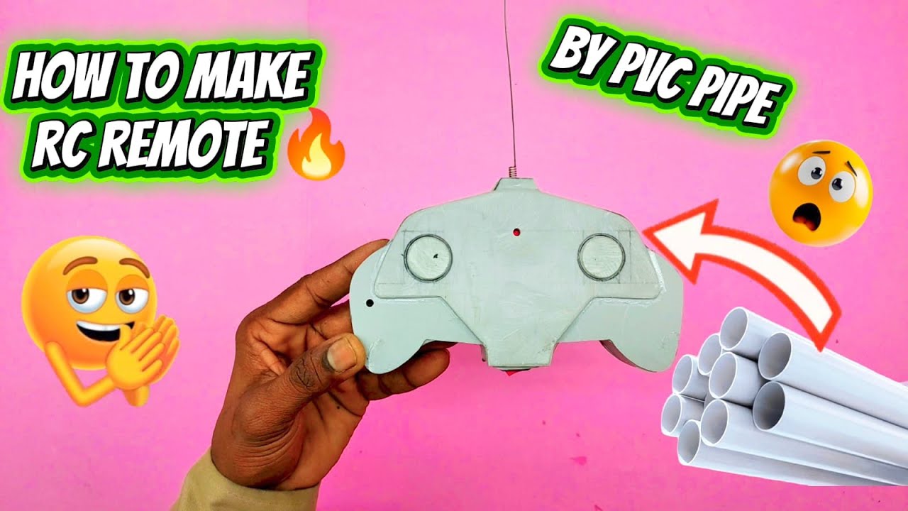 DIY RC Remote making by PVC Pipe | How to make rc remote | DIY | Mini Tractor | Mini Trolley 