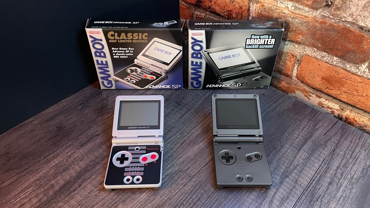 UNBOXING — Nintendo Gameboy Advance SP: Classic NES Edition AGS-001 (2003) + Graphite AGS-101 (2005)