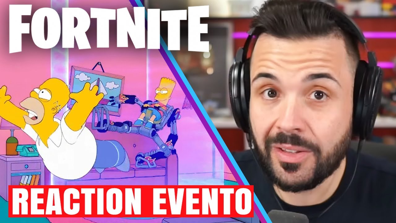 reazione all'evento di FORTNITE SIMPSON!
