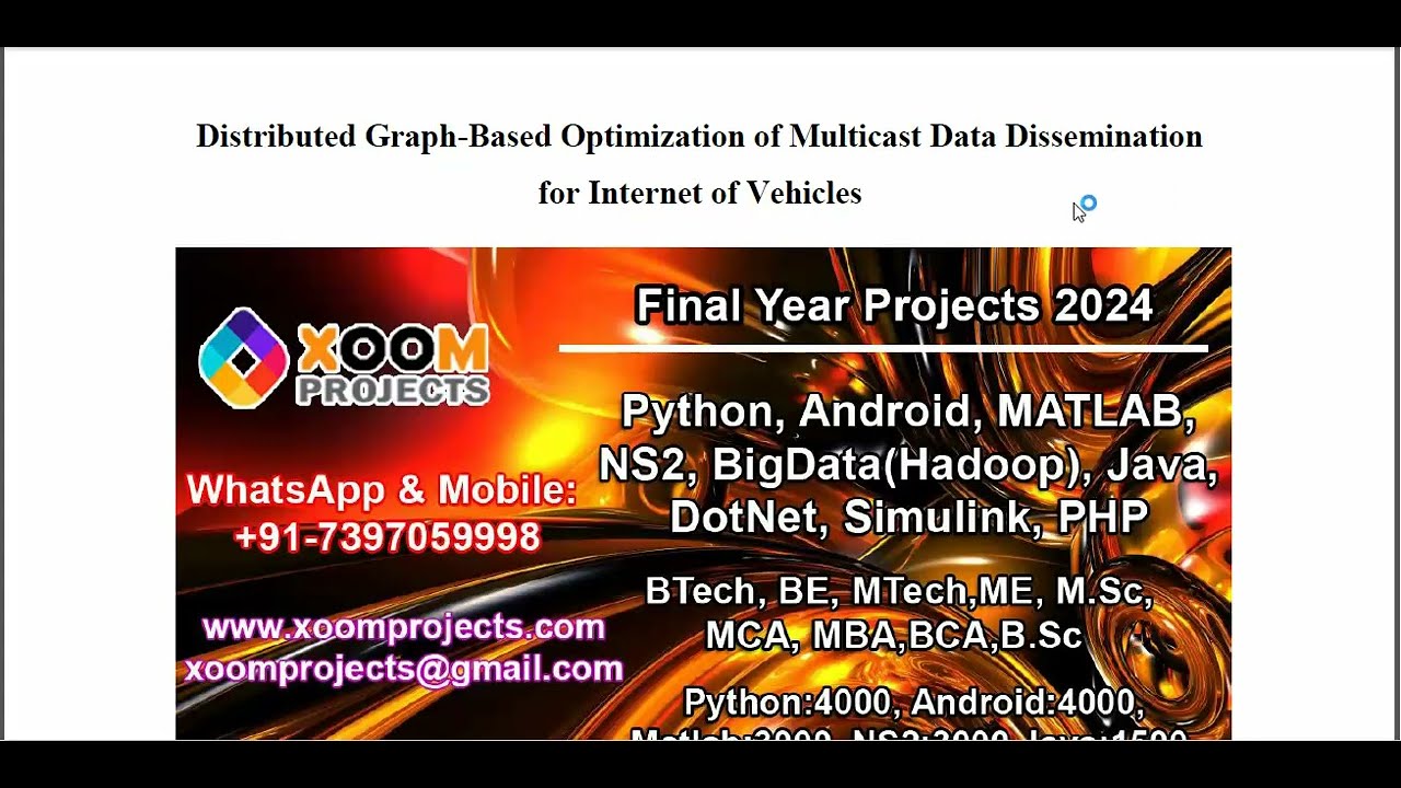 Distributed Graph Based Optimization of Multicast Data Dissemination
