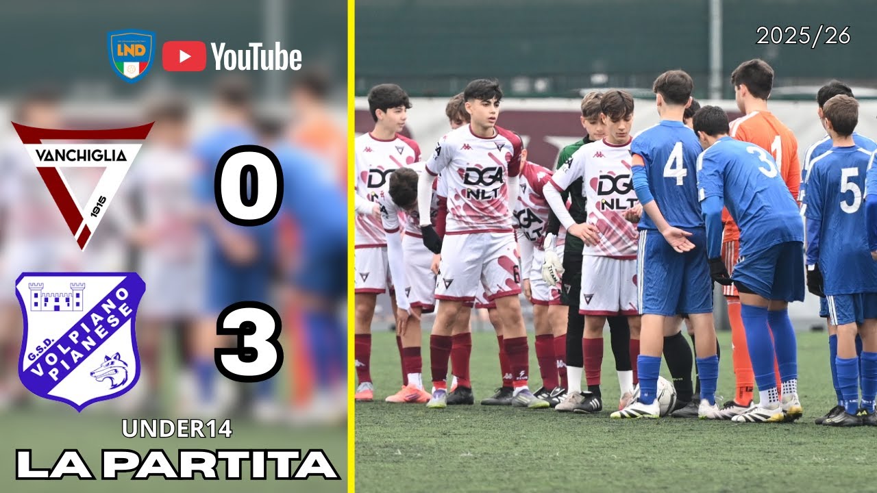 VANCHIGLIA VS VOLPIANO PIANESE 18 01 26 | CAT.  UNDER14