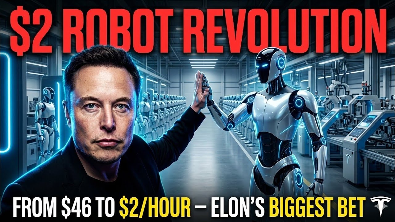 The $2 Robot: Tesla Optimus Ends $46/Hour Labor Forever