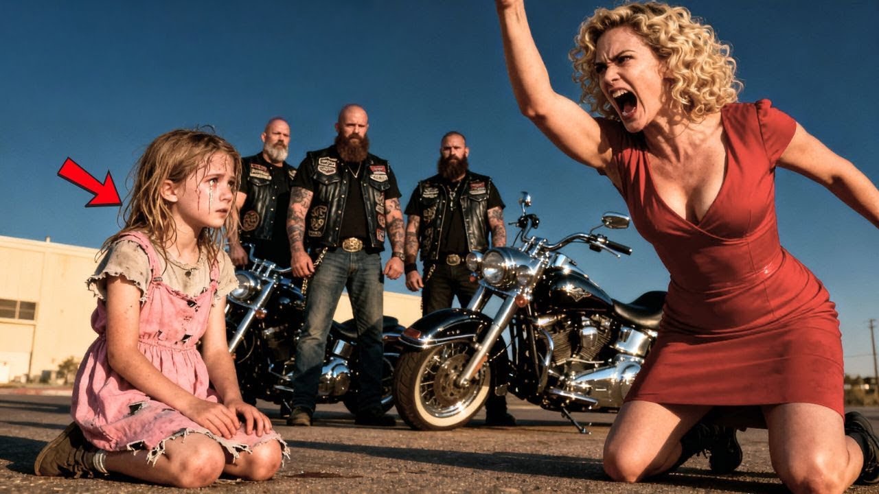 „Schlag sie noch einmal, trau dich!“ sagt der Biker – die Stiefmutter lässt den Gürtel fallen
