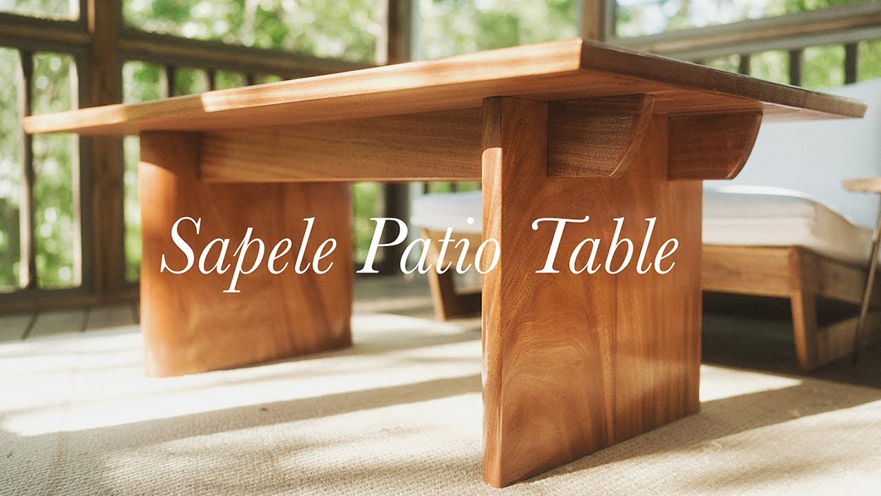 Making an Outdoor Patio Table
