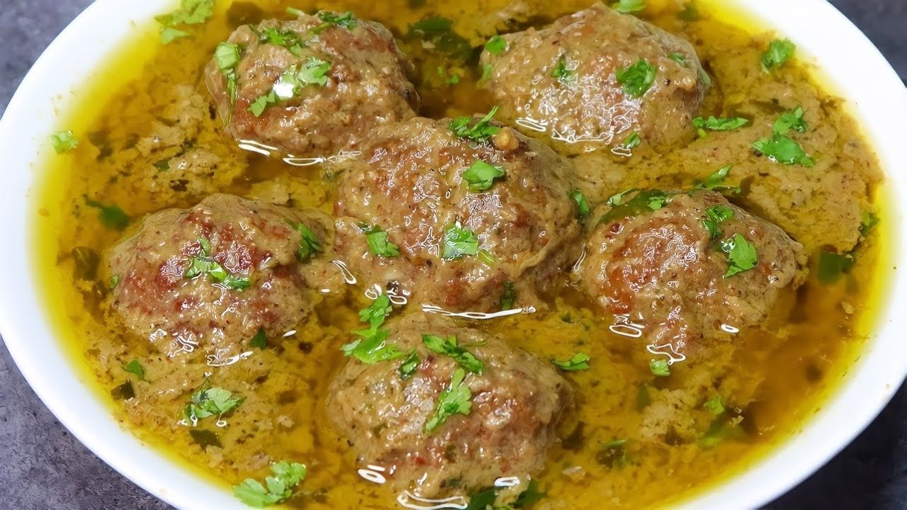 Afghani Kofte Recipe | Mutton Malai Kofta Curry With White Gravy