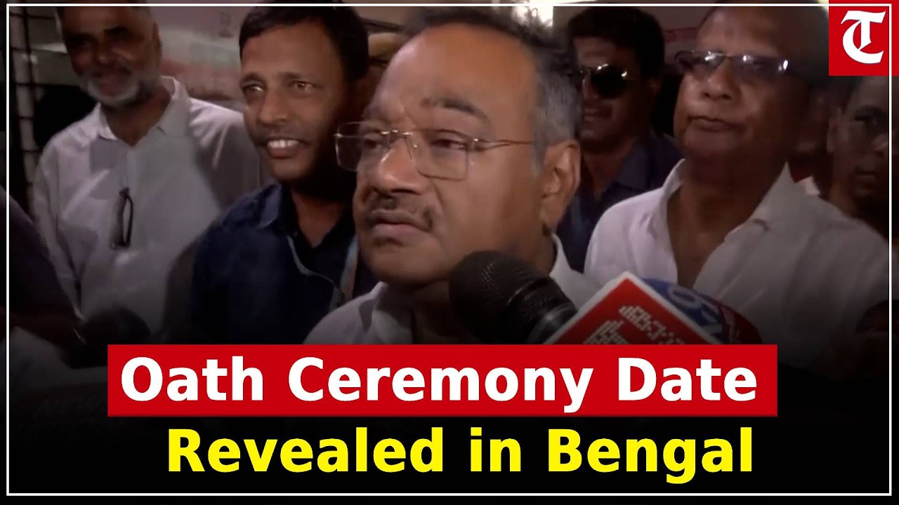 BJP Leader Samik Bhattacharya Announces May 9 for New Bengal CM&rsquo;s Oath Ceremony