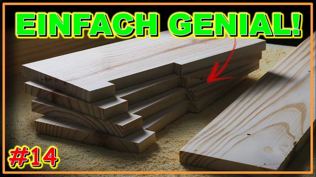 👉 SIEHT AUS WIE GEWÖHNLICHES HOLZ – DOCH DAS ERGEBNIS WIRD DICH UMHAUEN! (VIDEO #14) #Tischlerei