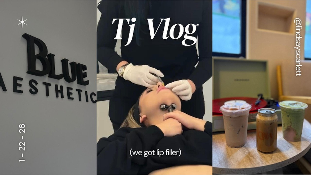 Tj Vlog + we got lip filler! 💗
