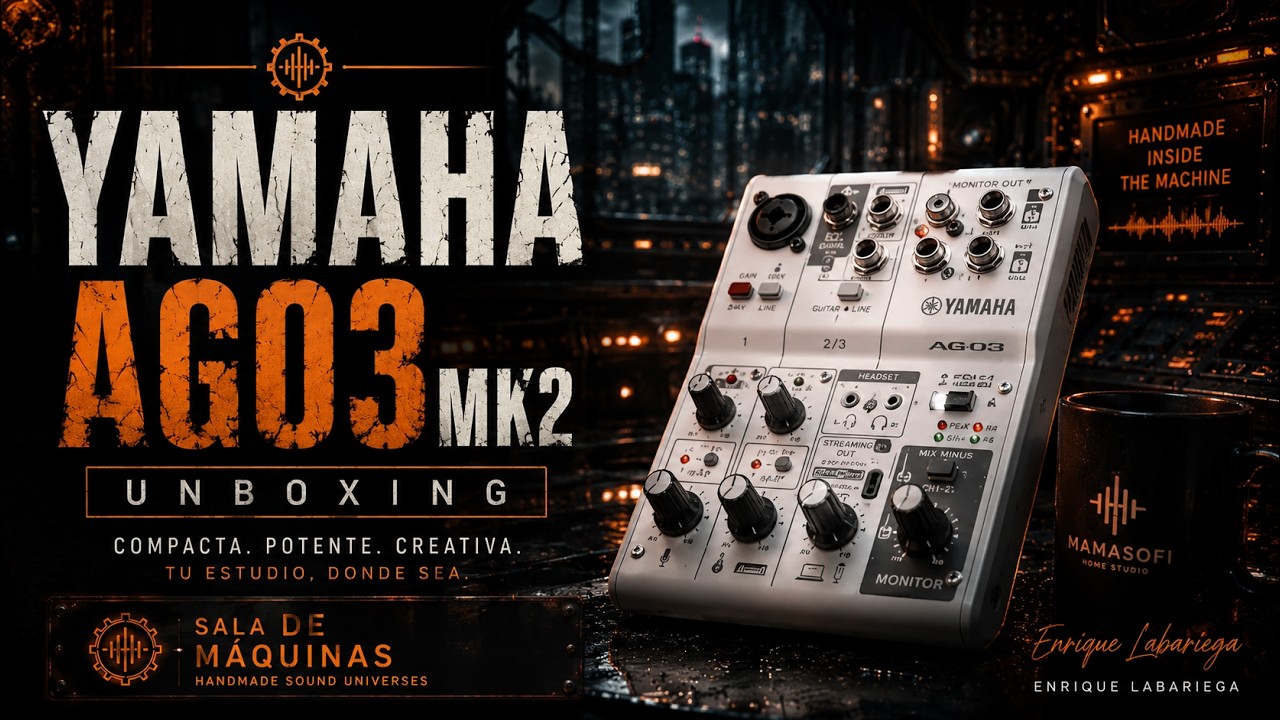 Yamaha ag03 mk2 unboxing | Enrique Labariega