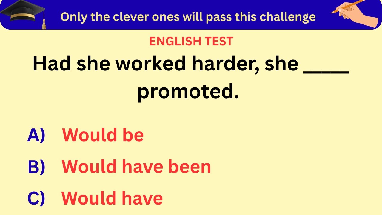 English Grammar Quiz &ndash; Conditional Sentences MCQs