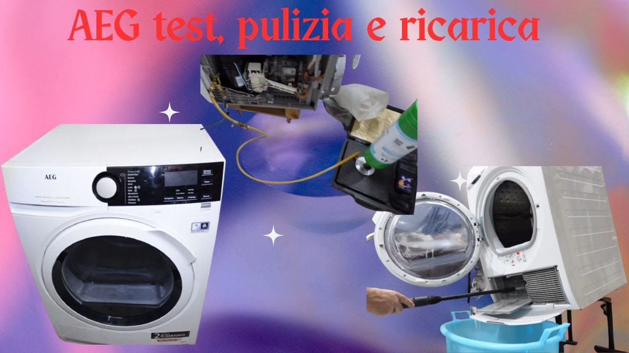 asciugatrice AEG non asciuga: test e riparazione