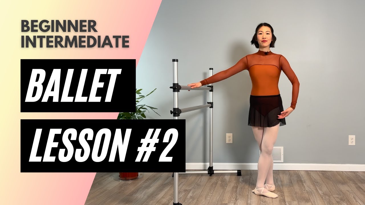 Beginner Intermediate Ballet Class 2 || Online Ballet Lesson