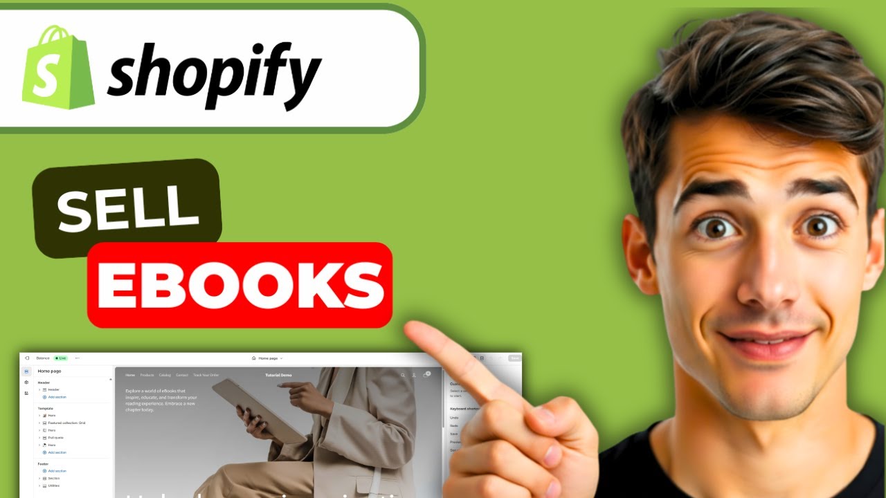 Как продавать электронные книги с помощью магазина Shopify (самый простой способ) (Руководство 20...