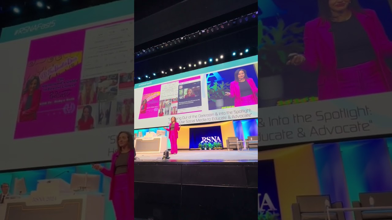 Public Speaking Fast Five Talk at RSNA 2024