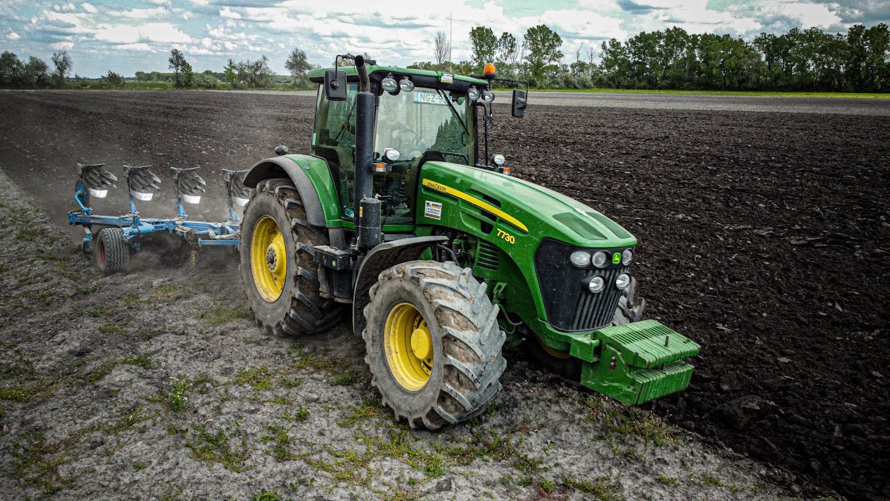 Szántás!  2023  plow! JD 7730+LEMKEN JUWEL 8