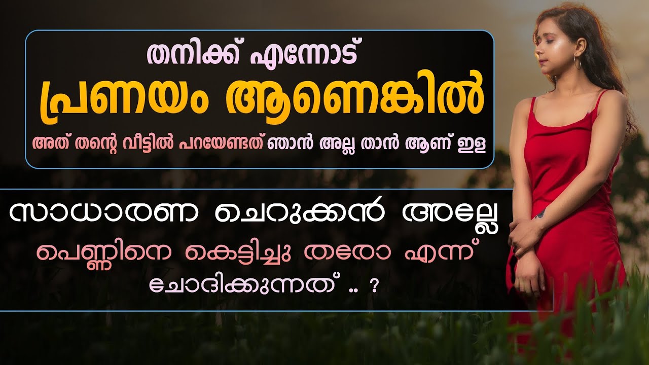 തനിക്ക് എന്നോട് പ്രണയം ആണെങ്കിൽ അത് തന്റെ വീട്ടിൽ പറയേണ്ടത് ഞാൻ അല്ല താൻ ആണ് ഇള  ..