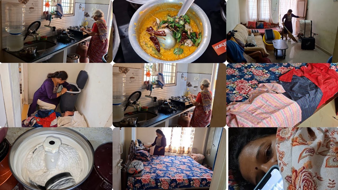 5:40 Morning routine vlog ఈ వయసులో కూడా మా అత్తయ్య నాకు పనులు చేసి పెడుతుంది|నా ఇంటి పనులు చక్క చక్క