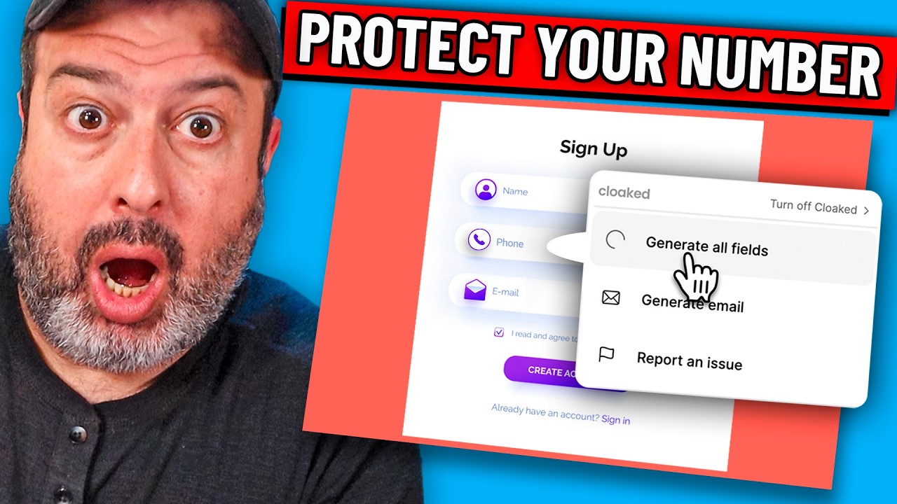 You MUST protect your cell phone number!