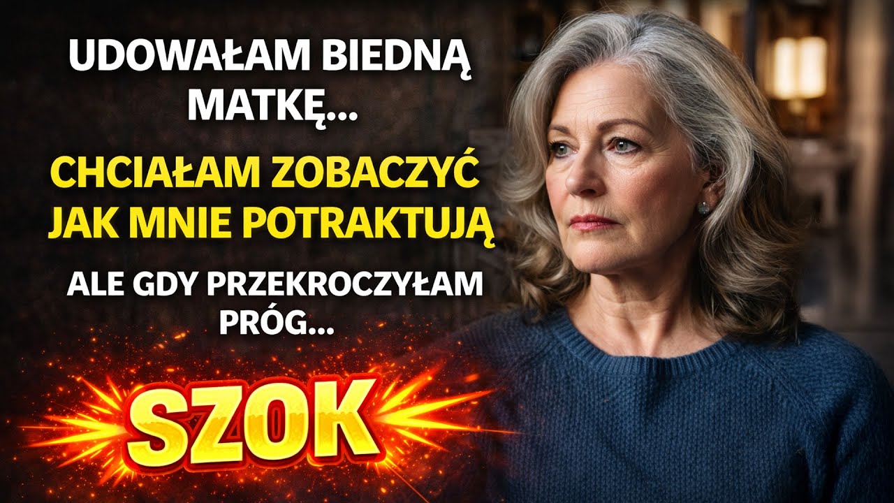Udawałam, że jestem bardzo biedną matką, kiedy spotkałam rodzinę mojej synowej. Odkryłam coś...