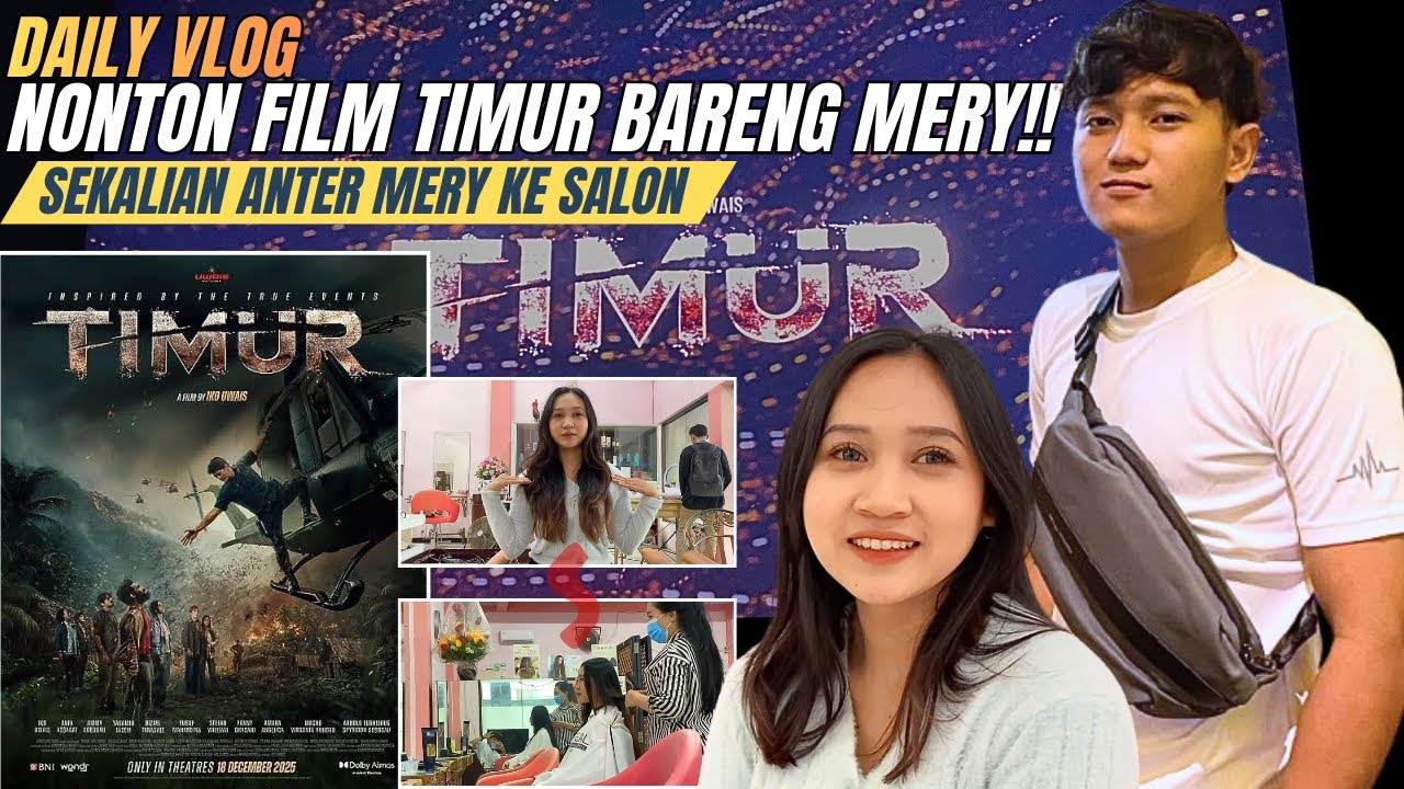MANJAIN MERY KE SALON & NONTON FILM‼️DIA SAMPE HEBOH KETAKUTAN SAKING KERENNYA‼️