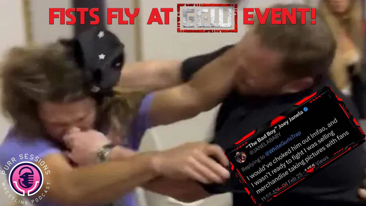 Joey Janela & Dylan Bostic Fight At GCW Event (Purr Sessions Clips)