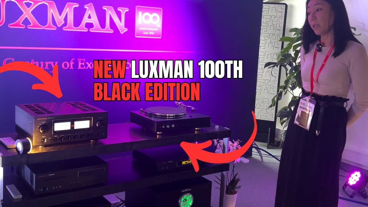 Luxman 100th limited Centennial Black Edition (L-509Z, D-07X, NT-07, PD151 MKII)