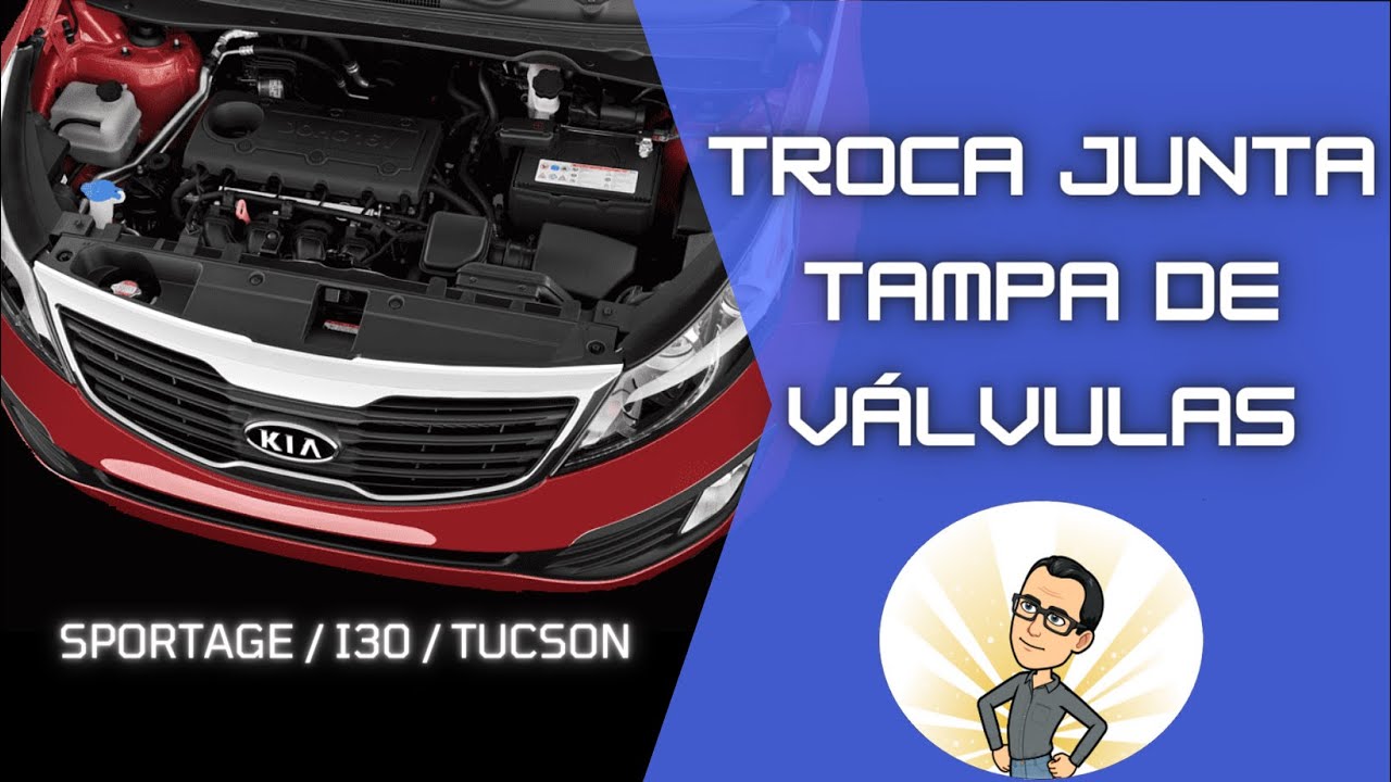 Troca Junta Tampa de Válvulas Tucson/I30/Sportage