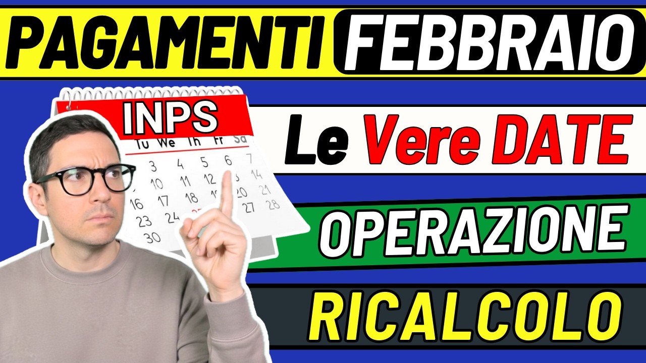 Pagamenti INPS Febbraio 2026 ➜ DATE e RICALCOLO NUOVI IMPORTI (ISEE) con ARRETRATI 💶