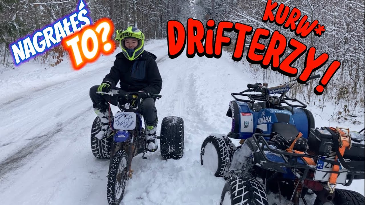 YAMAHA RUMPEL OD ZRYTY MOTO! WYTRZYMAŁA JEDEN DZIEŃ NA PODLASIU😅GLEBA NA LONCINIE Z SILNIKIEM MRF