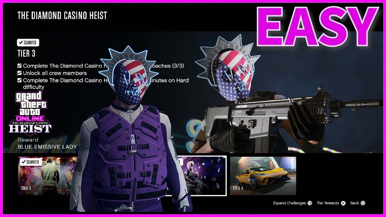 GTA Online | Career Progress Diamond Casino Heist ELITE | Under 10 Minutes!