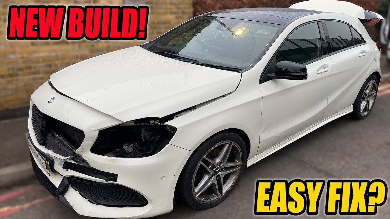Fixing a damaged 2016 Mercedes A200d from online auction  - PART 1