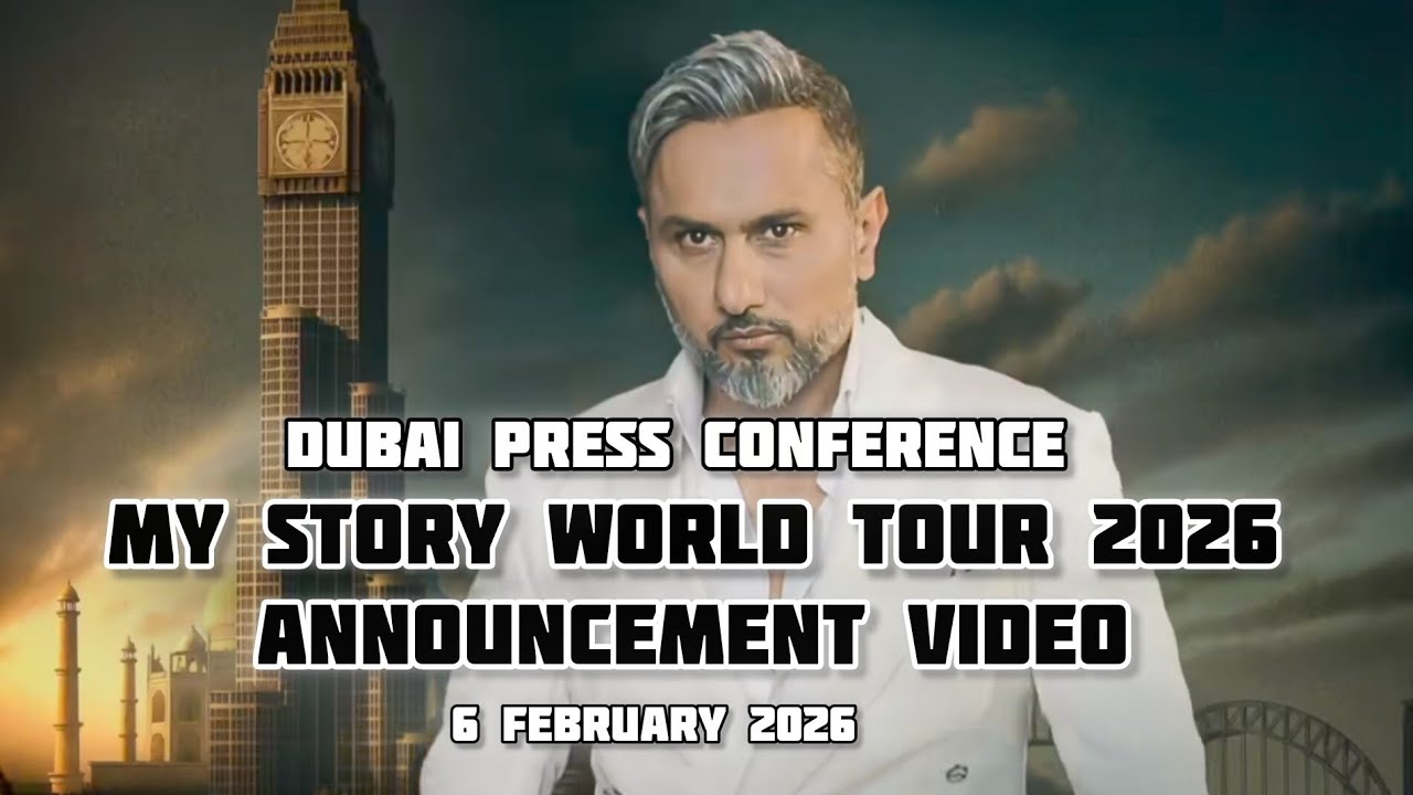 MY STORY WORLD TOUR BY YO YO HONEY SINGH ANNOUNCEMENT| DUBAI| WORLD TOUR | 6 FEB | FULL VIDOE 