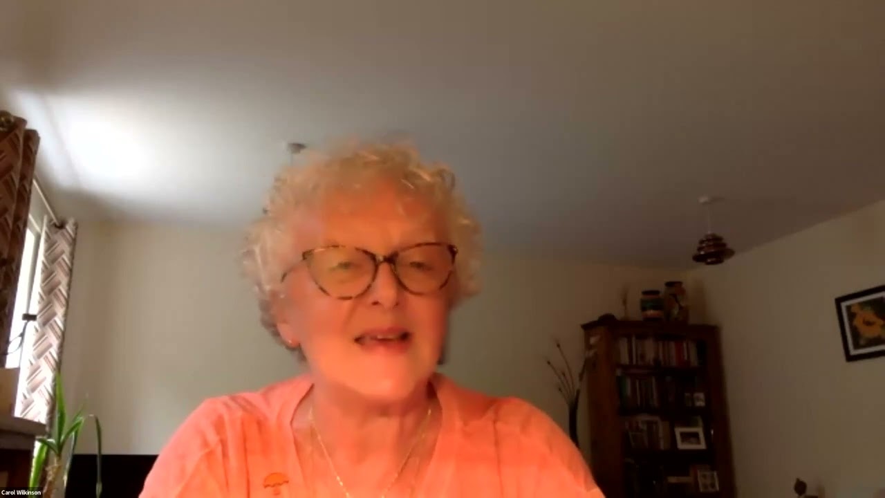 Carol Wilkinson, volunteer, presents on National Grief Awareness Week 2023
