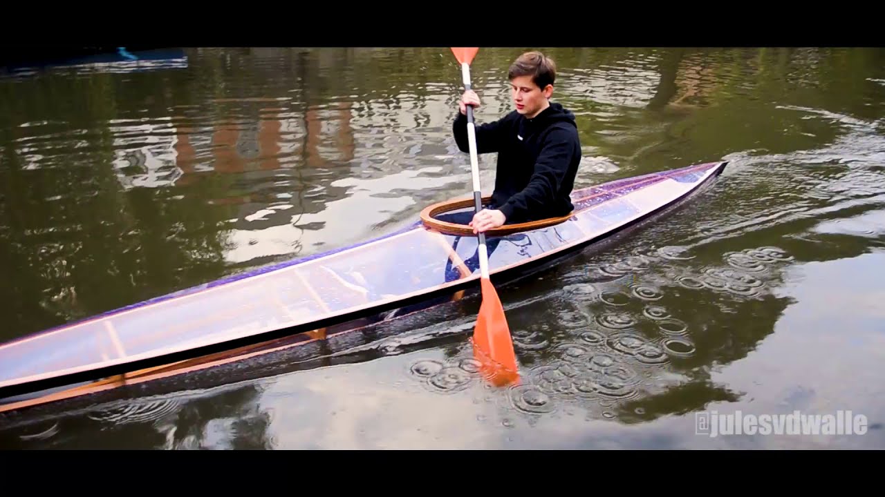 DIY homemade TRANSPARENT wooden sof KAYAK project - build overview and testing