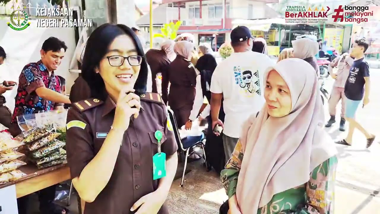 Pasar Murah Ramadhan dan Penkum Kejari Pasaman.