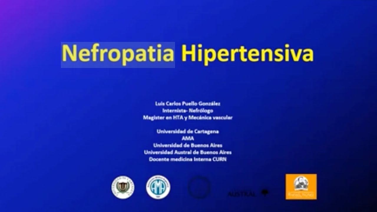 Nefropatía Hipertensiva - Simposio Nacional de Hipertensión Arterial