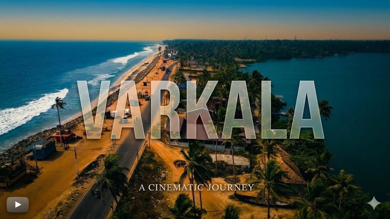 Varkala - Cliffs above endless ocean