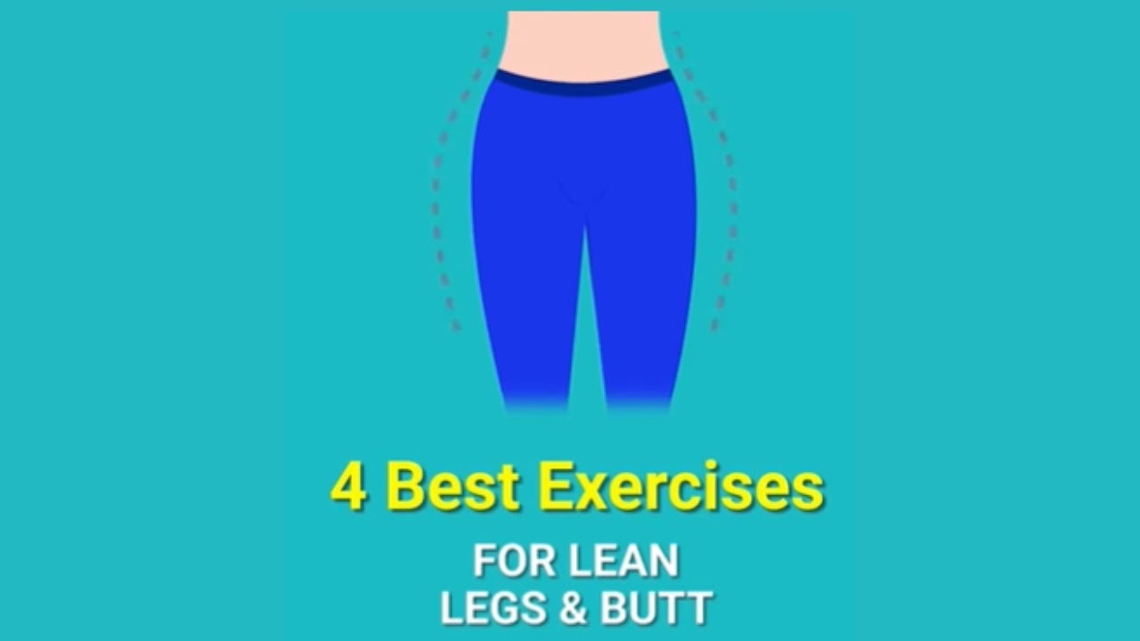 4 Best Exercises for Lean Legs & Butt 🍑🔥