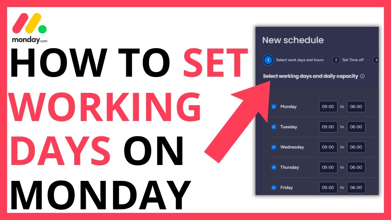 How to Set Working Days on Monday.com [QUICK GUIDE]